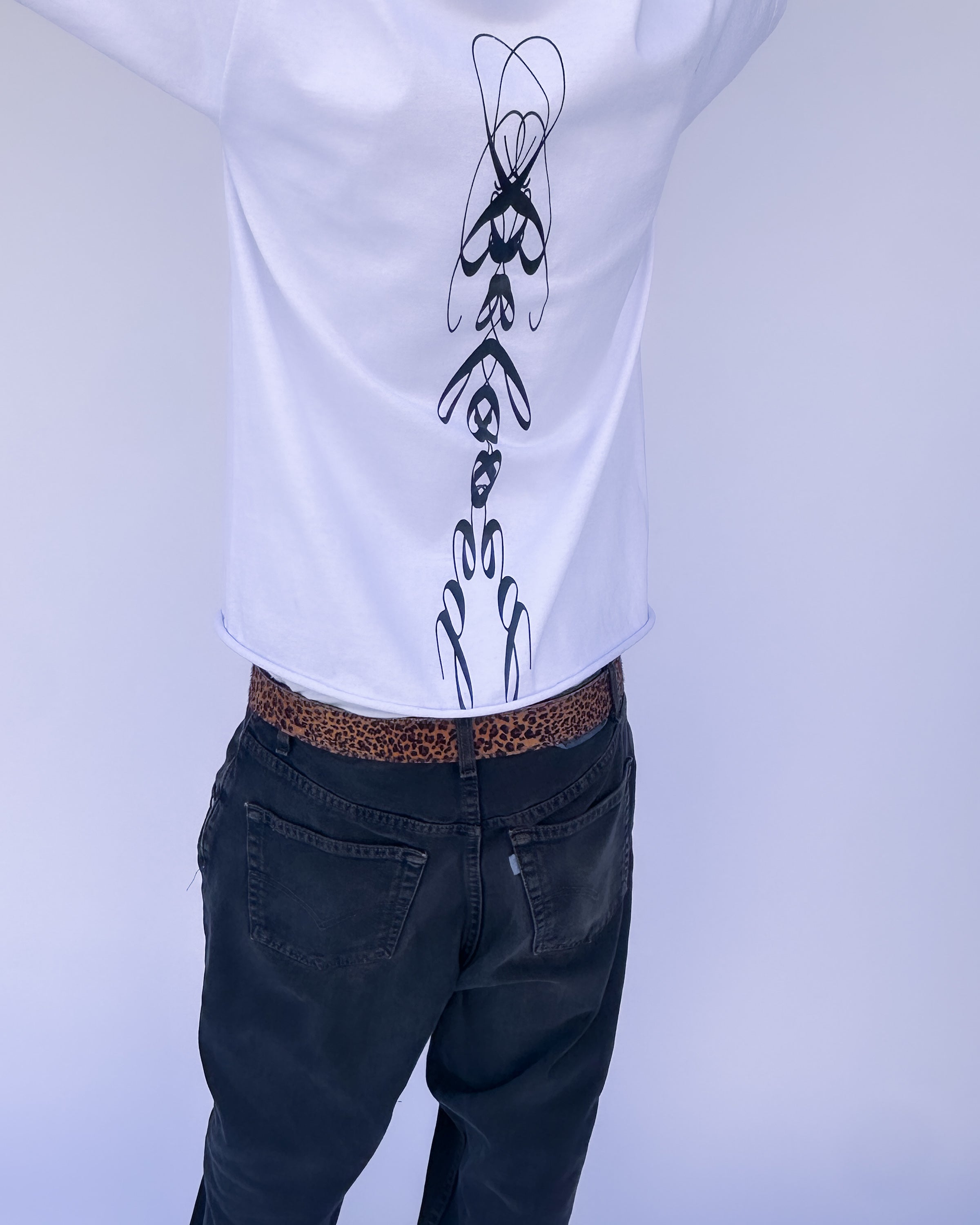 Cheetah Print Cow Hide Belt